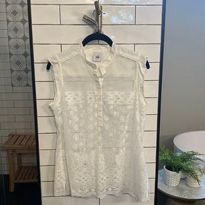 CAbi lace sleeves blouse